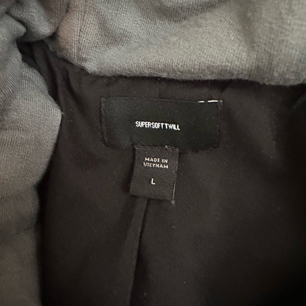 Express Black Blazer with Gray Hoodie - Picture 3 of 3
